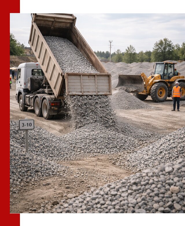Гранитный щебень фракции 3–10: доставка и продажа в Минеральных Водах