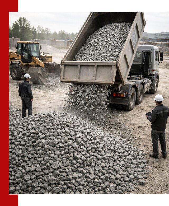 Доставка гранитного щебня фракции 20-40 в Минеральных Водах
