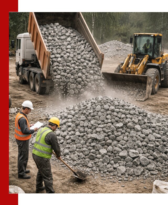 Гранитный щебень фракция 70-150 доставка в Минеральных Водах