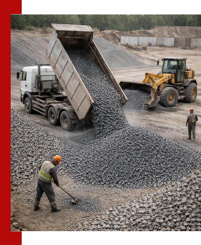 Щебень габбро-диабаз фр. 5-20 с доставкой в Минеральных Водах