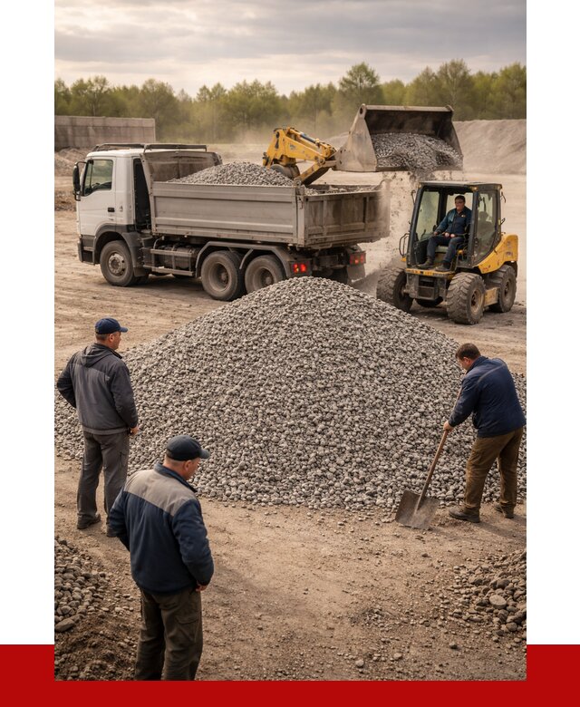 Гравийный щебень фракция 5-20 в Минеральных Водах от 2486 р. ПРОНЕРУДМнр