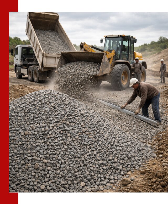 Гравийный щебень фракция 5-20 с доставкой в Минеральных Водах
