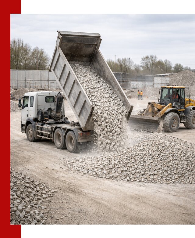 Доставка и продажа известнякового щебня в Минеральных Водах