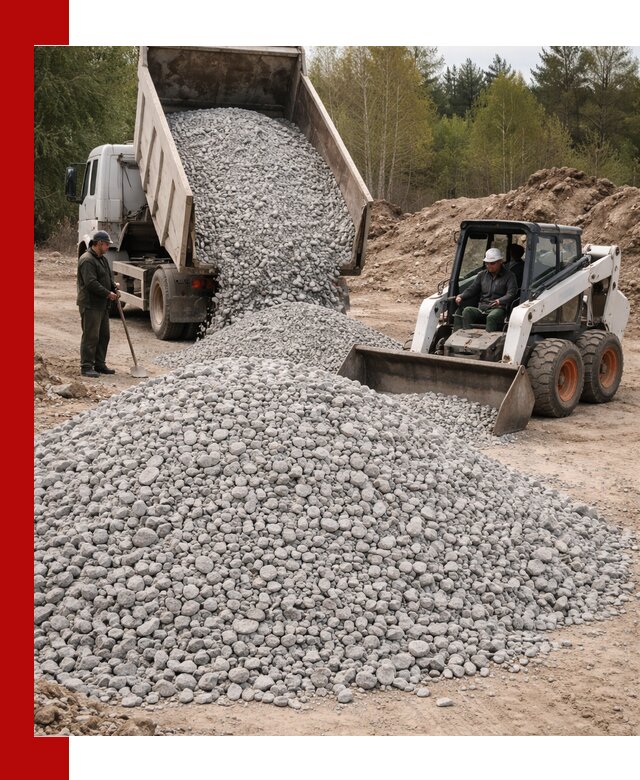 Доставка доломитового щебня в Минеральных Водах напрямую от карьера