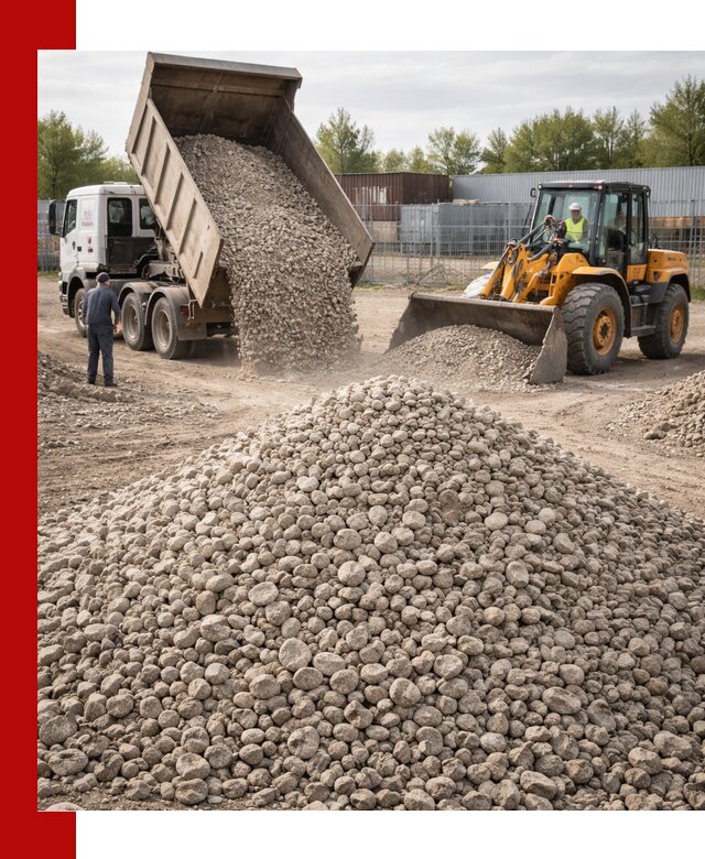 Доломитовый щебень фракции 20–41 с доставкой в Минеральных Водах