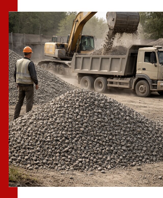 Шлаковый щебень фракция 5-20 с доставкой в Минеральных Водах