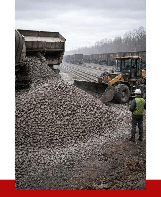 Купить железнодорожный щебень в Минеральных Водах от 2900 р. | ПРОНЕРУДМнр
