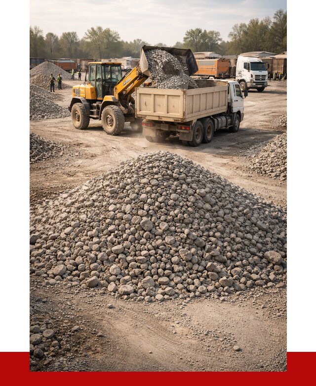 Вторичный щебень фракция 40-70 в Минеральных Водах от 1802 р, ПРОНЕРУДМнр