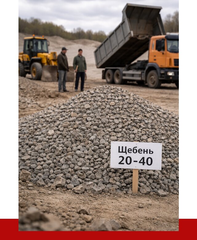 Бетонный щебень фракция 20-40 в Минеральных Водах от 2538 р. | ПРОНЕРУДМнр