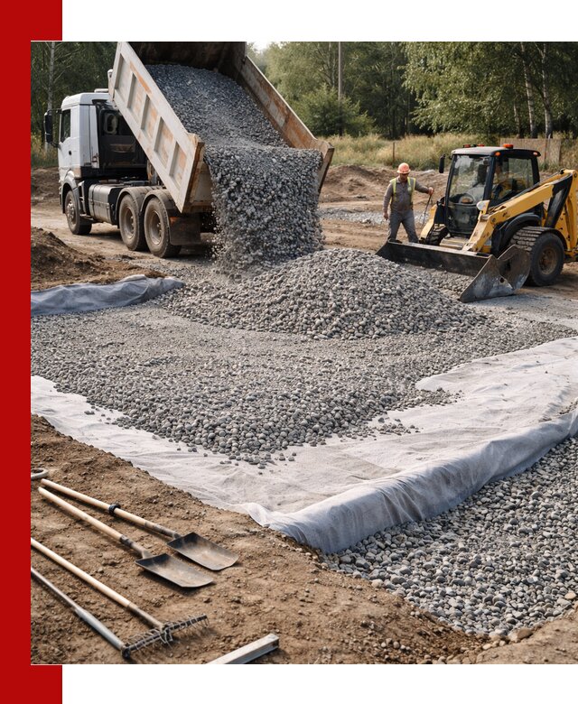 Щебень для фундамента с доставкой в Минеральных Водах