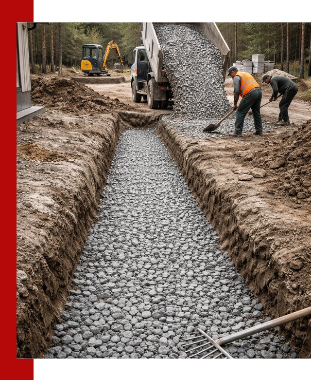 Щебень для дренажа с доставкой в Минеральных Водах высокого качества