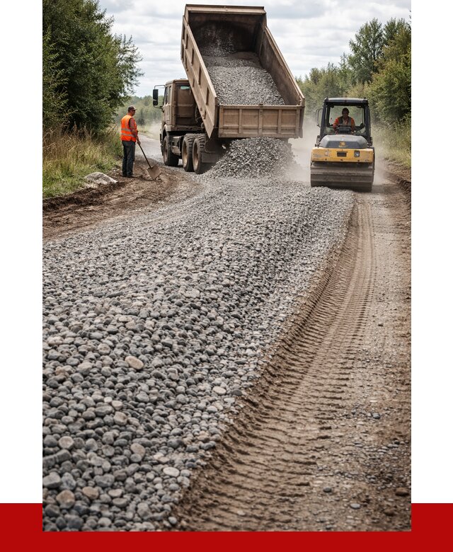 Щебень для отсыпки дороги в Минеральных Водах от 2797 р. ПРОНЕРУДМнр