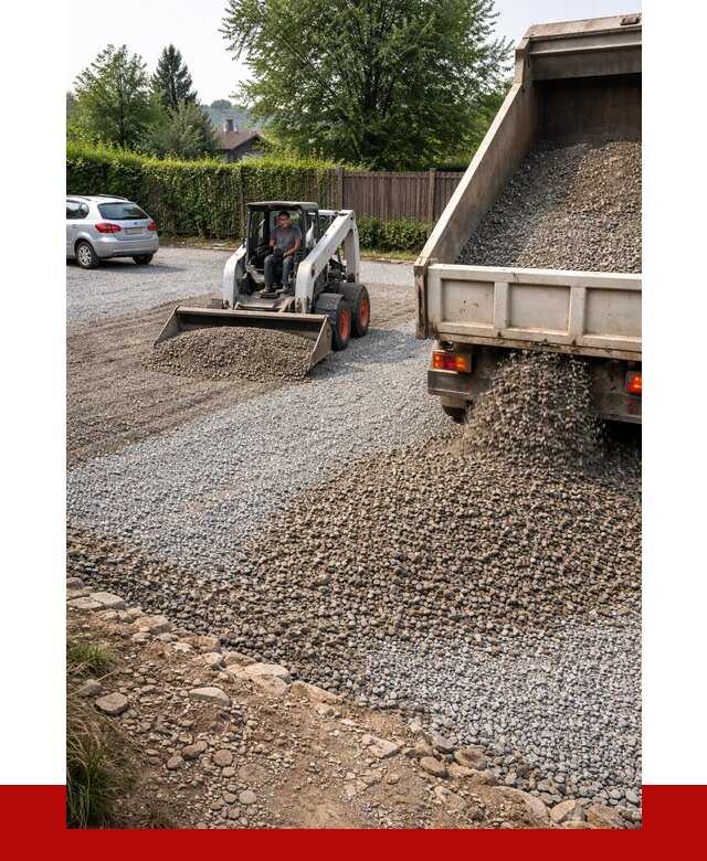 Щебень для парковки в Минеральных Водах с доставкой от 1243 р.| ПРОНЕРУДМнр