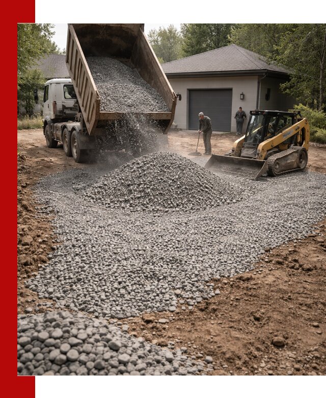 Щебень для парковки в Минеральных Водах: доставка и укладка качественного материала