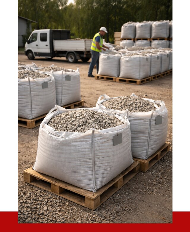 Щебень в мешках с доставкой в Минеральных Водах от 4350 р. | ПРОНЕРУДМнр