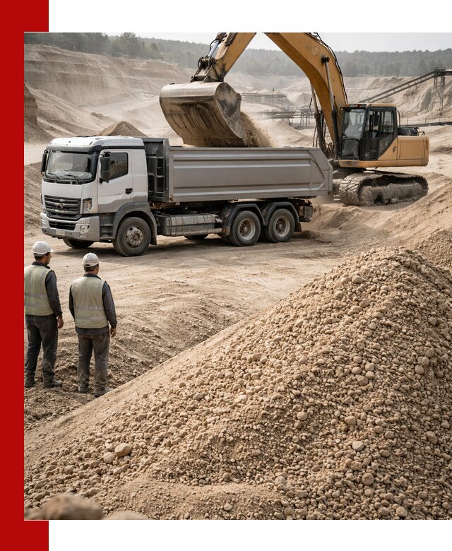 Карьерный крупнозернистый песок с доставкой в Минеральных Водах