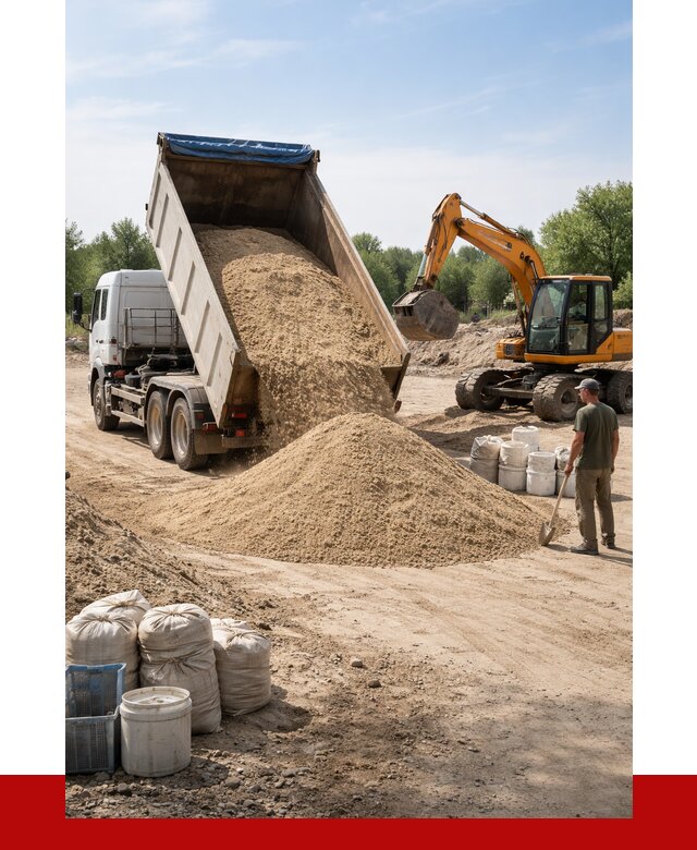 Купить речной песок в Минеральных Водах от 1243 р. за куб | ПРОНЕРУДМнр