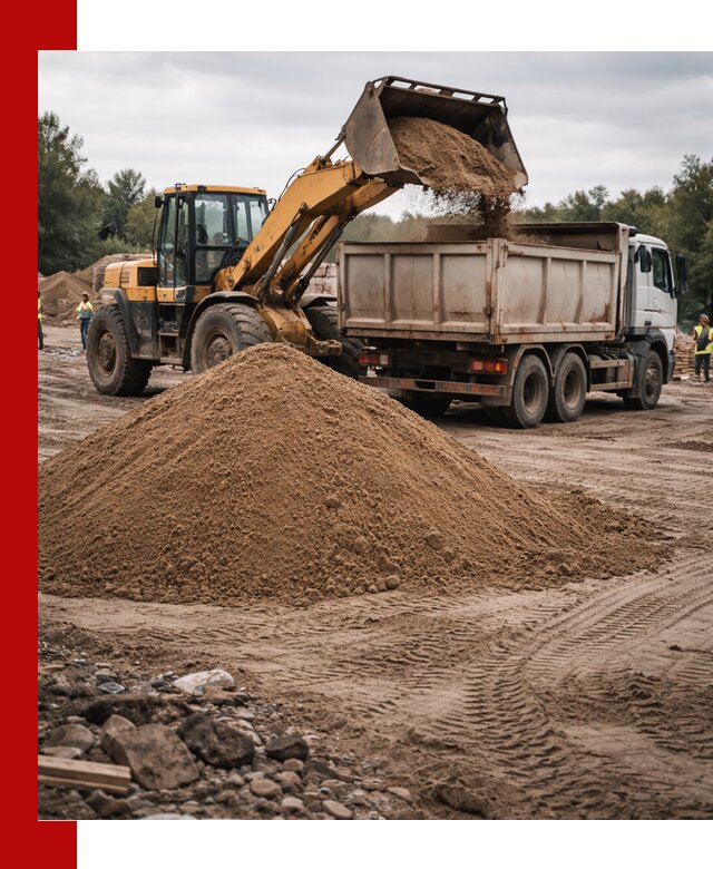 Доставка речного песка навалом в Минеральных Водах быстро и выгодно