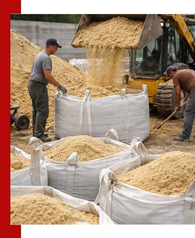 Поставка качественного песка для кладки в Минеральных Водах