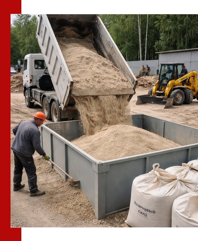 Кварцевый песок для фильтра в Минеральных Водах — доставка и качество