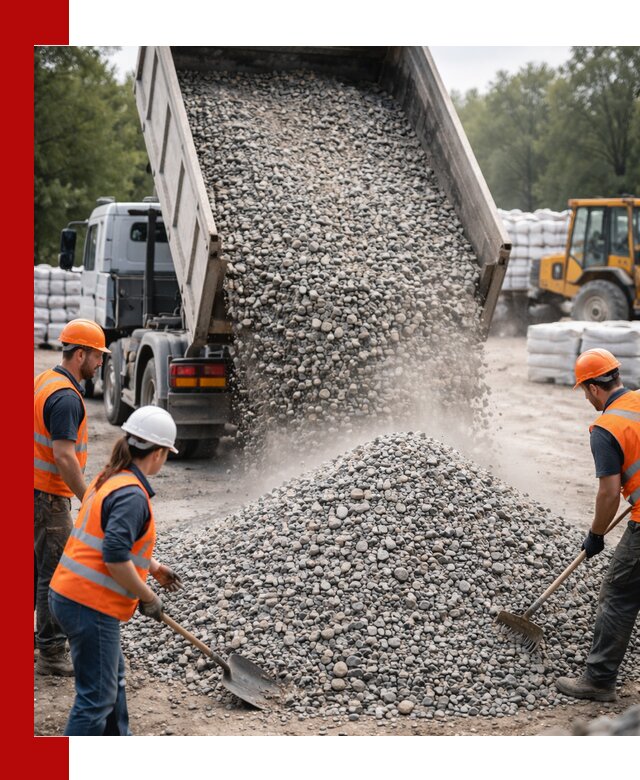 Доставка гравия и камня в Минеральных Водах оптом и в розницу