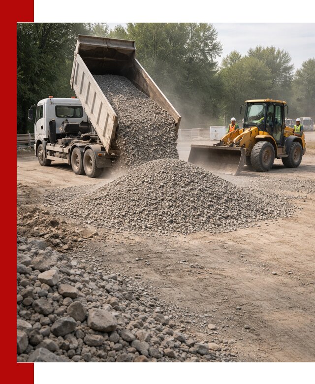 Гравий фракция 5–20 доставка в Минеральных Водах оптом и в розницу