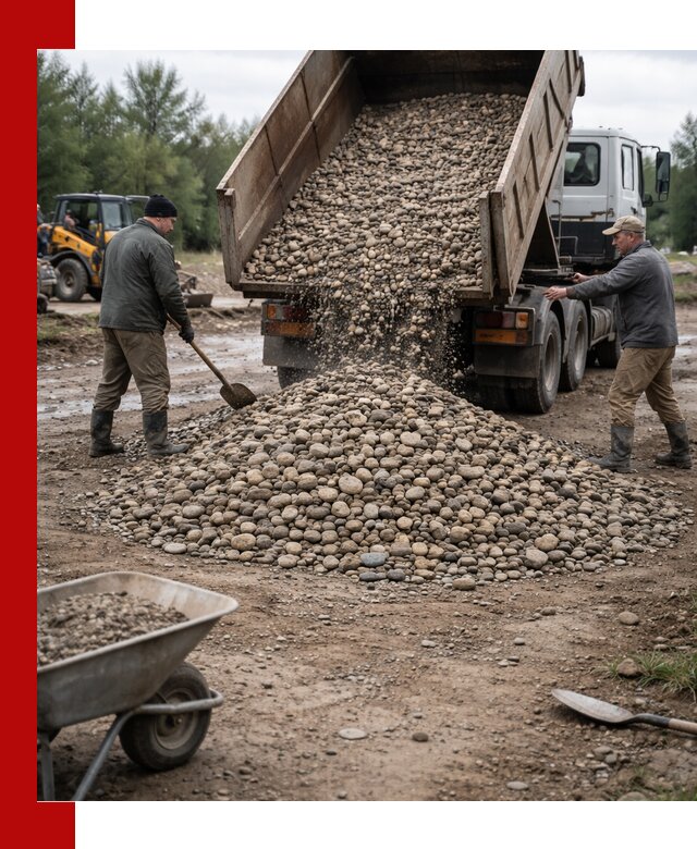 Доставка гальки речной оптом и в розницу в Минеральных Водах