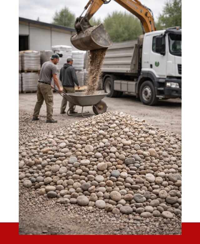 Галька декоративная в Минеральных Водах от 3315 р. за куб | ПРОНЕРУДМнр