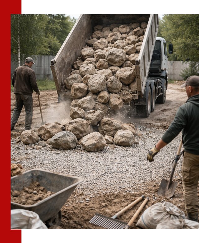 Доставка и укладка булыжника в Минеральных Водах