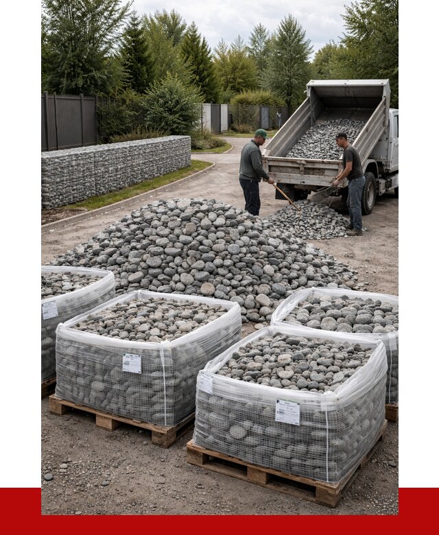 Камень для габионов в Минеральных Водах от 4350 р. за куб | ПРОНЕРУДМнр