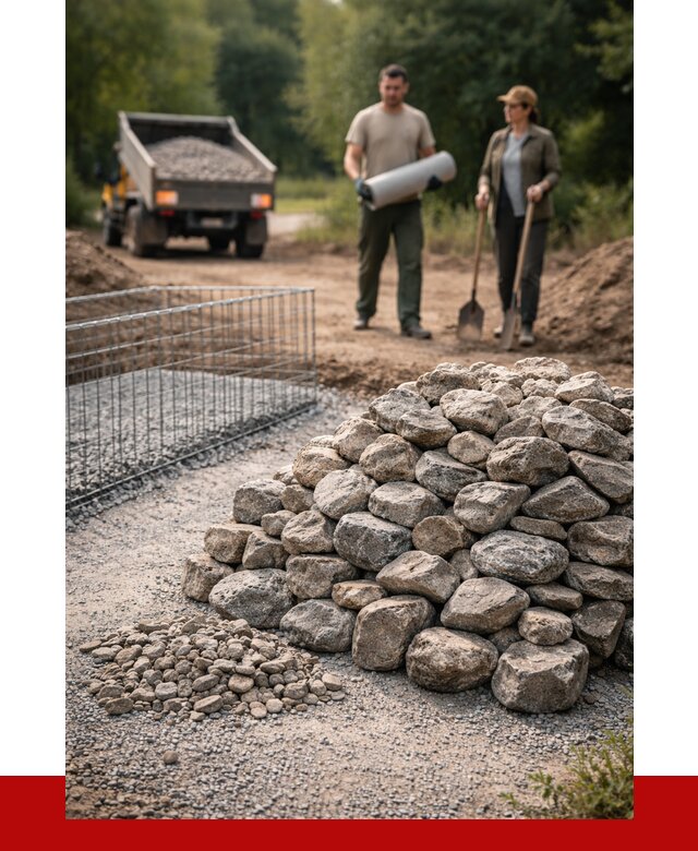 Камень для габионов фракция 100-200 в Минеральных Водах от 4972 р. | ПРОНЕРУДМнр