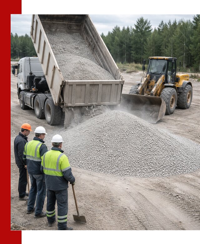 Известняковый отсев 0-5 доставка в Минеральных Водах быстро и выгодно