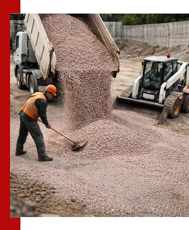 Крошка розовый гранит с доставкой в Минеральных Водах от производителя
