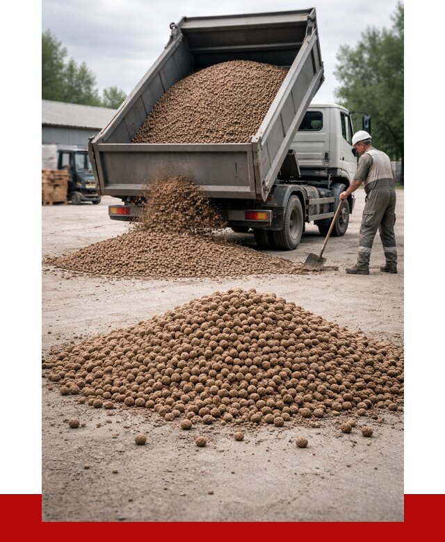 Керамзит с доставкой в Минеральных Водах от 4350 р. за м3 | ПРОНЕРУДМнр