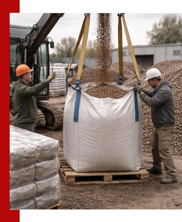 Керамзит в биг-бегах с доставкой в Минеральных Водах