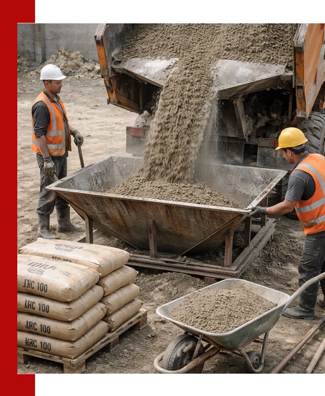 Доставка цементно-песчаной смеси М100 в Минеральных Водах