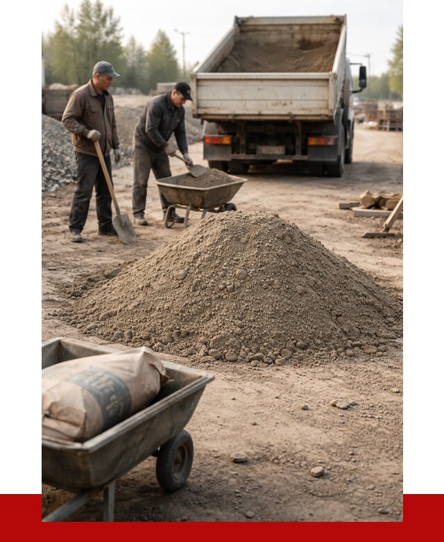 Цементно-песчаная смесь М150 в Минеральных Водах от 4868 р. | ПРОНЕРУДМнр