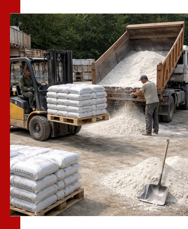 Доставка строительной извести оптом и в розницу в Минеральных Водах