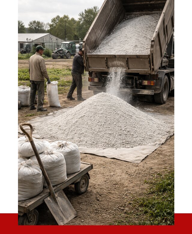 Купить известняковая мука в Минеральных Водах от 4350 р. за куб | ПРОНЕРУДМнр