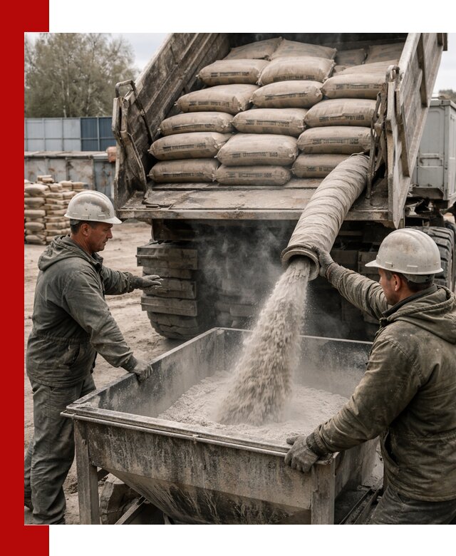 Доставка цемента М400 в Минеральных Водах оптом и в розницу