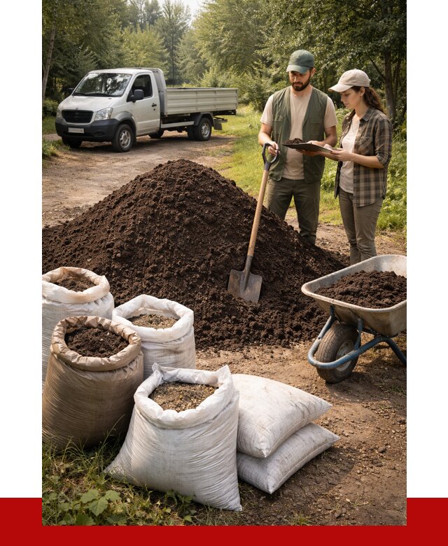Купить грунт с доставкой в Минеральных Водах от 4661 р. за м3 | ПРОНЕРУДМнр