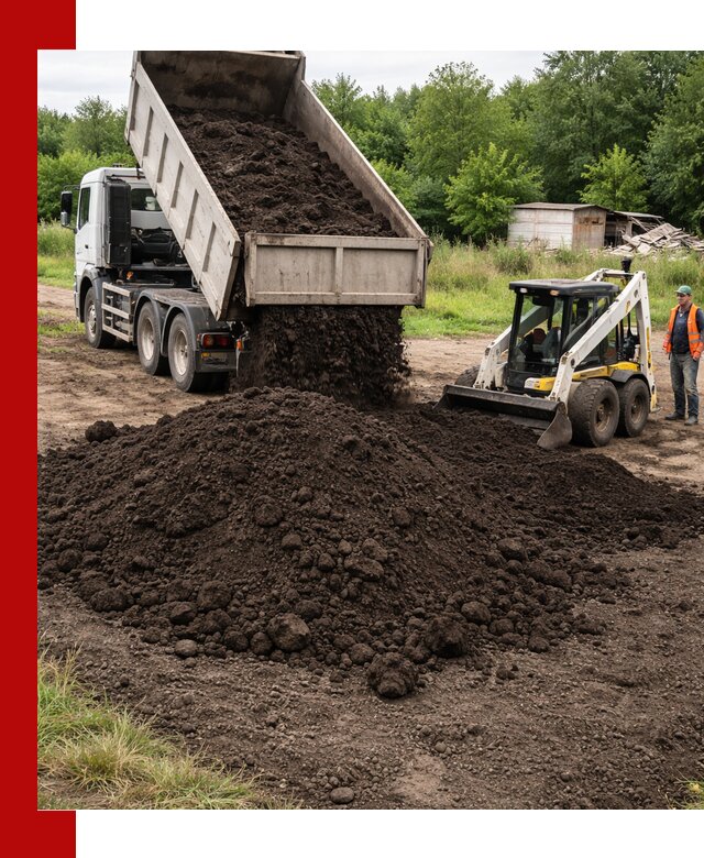 Поставка плодородной земли с доставкой самосвалом в Минеральных Водах