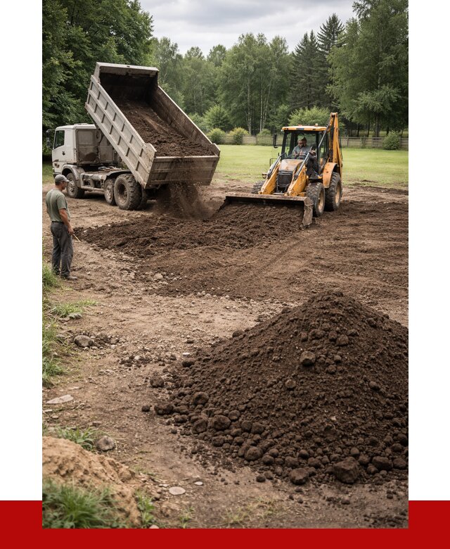 Грунт для выравнивания участка в Минеральных Водах от 1243 р. | ПРОНЕРУДМнр