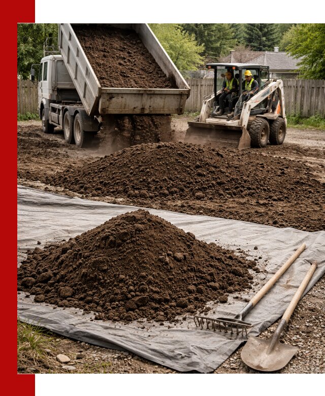 Грунт для отсыпки участка с доставкой в Минеральных Водах