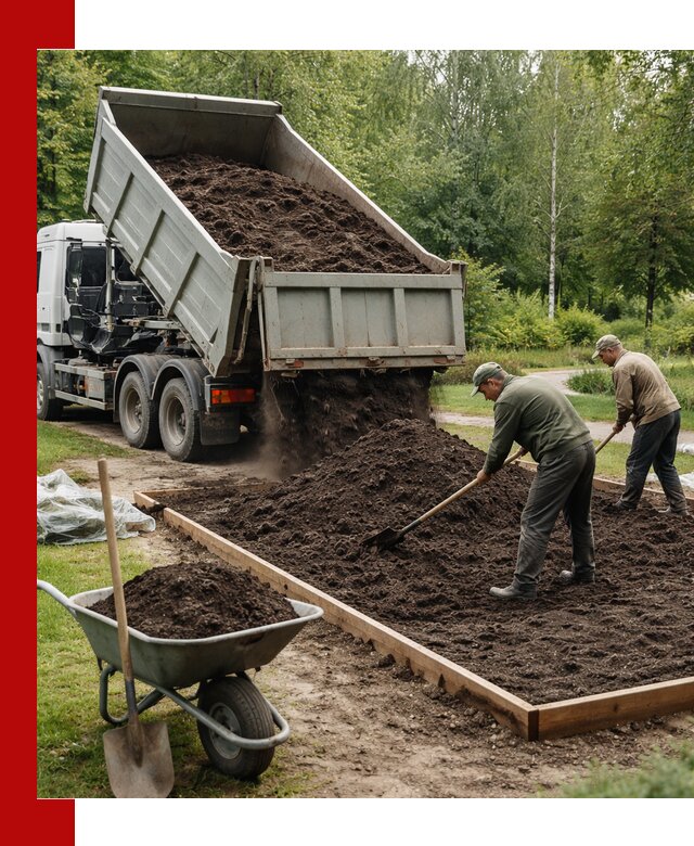 Доставка грунта для озеленения и благоустройства в Минеральных Водах