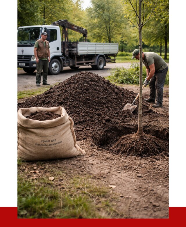 Грунт для посадки деревьев в Минеральных Водах от 1243 р. | ПРОНЕРУДМнр