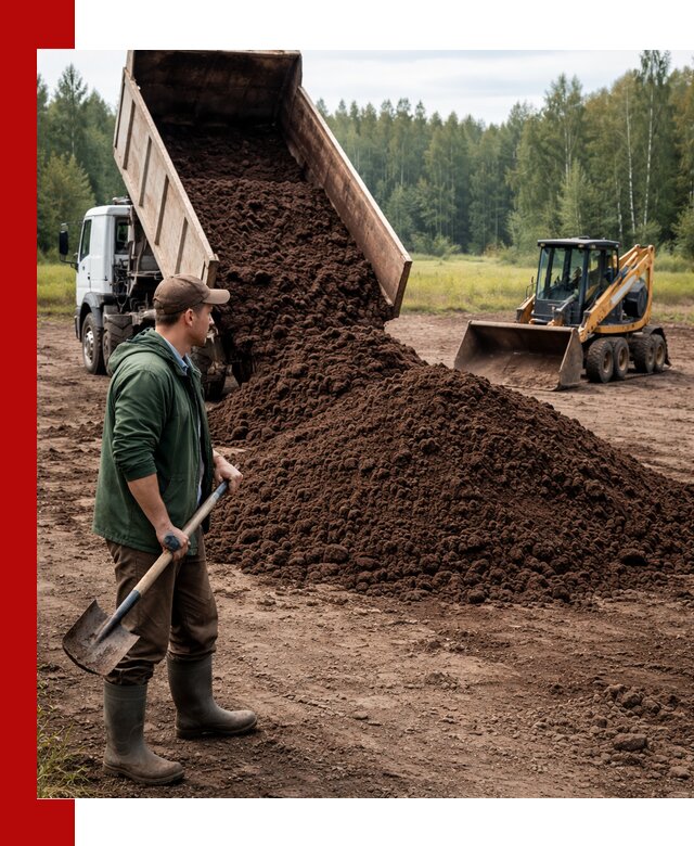 Купить верховой торф с доставкой в Минеральных Водах для садоводства и растений