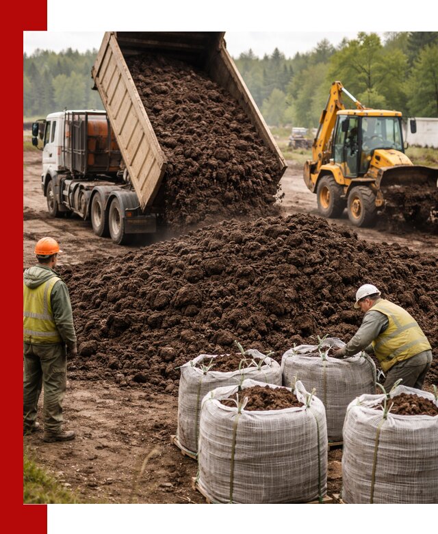 Доставка нейтрального торфа в Минеральных Водах оптом и в розницу