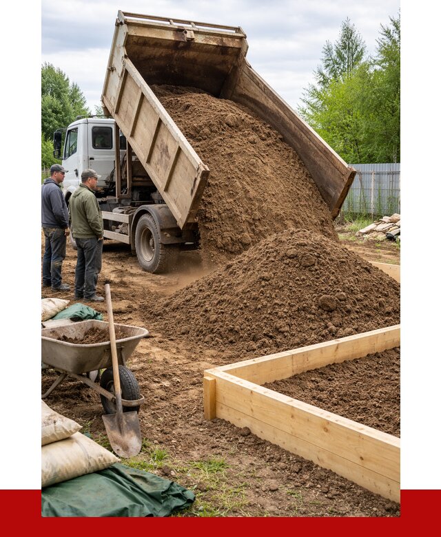 Торфо песчаная смесь в Минеральных Водах с доставкой от 1916 р. | ПРОНЕРУДМнр