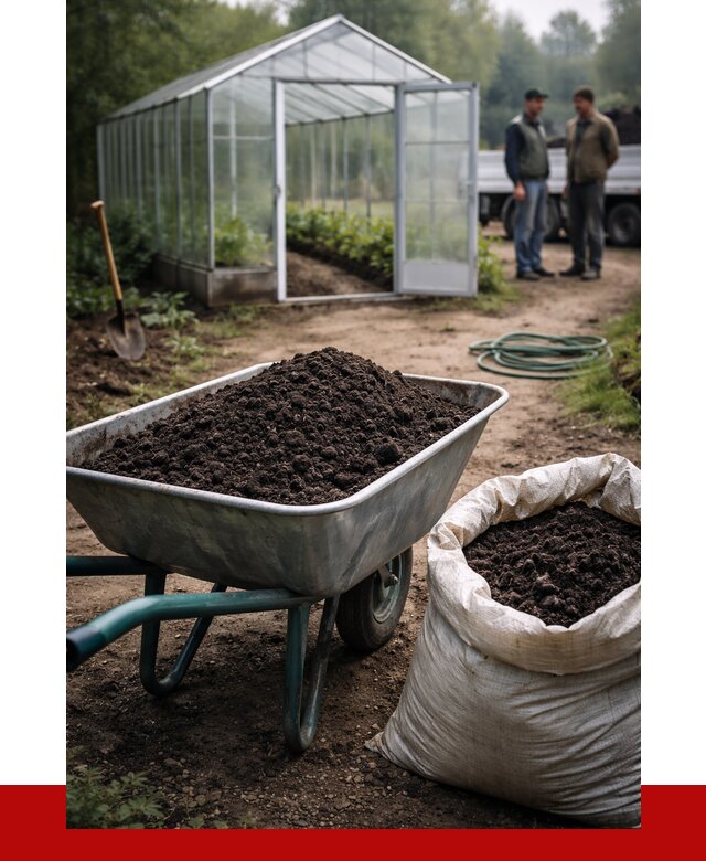Чернозем для теплицы в Минеральных Водах с доставкой от 1554 р. | ПРОНЕРУДМнр